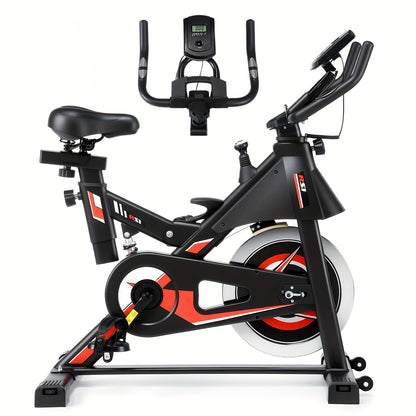 Hometrainer – Fitnessfiets – Spinbike – Exercycle – Indoor Bike – Stil Belt-Driven Systeem – 150 kg Draagvermogen