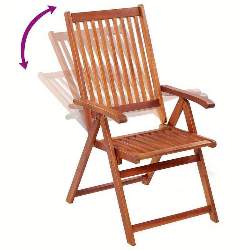 Tuinstoelen – Inklapbare Stoelen – Buitenstoelen – Acaciahouten Stoelen – Ergonomisch Design – Duurzaam En Stevig