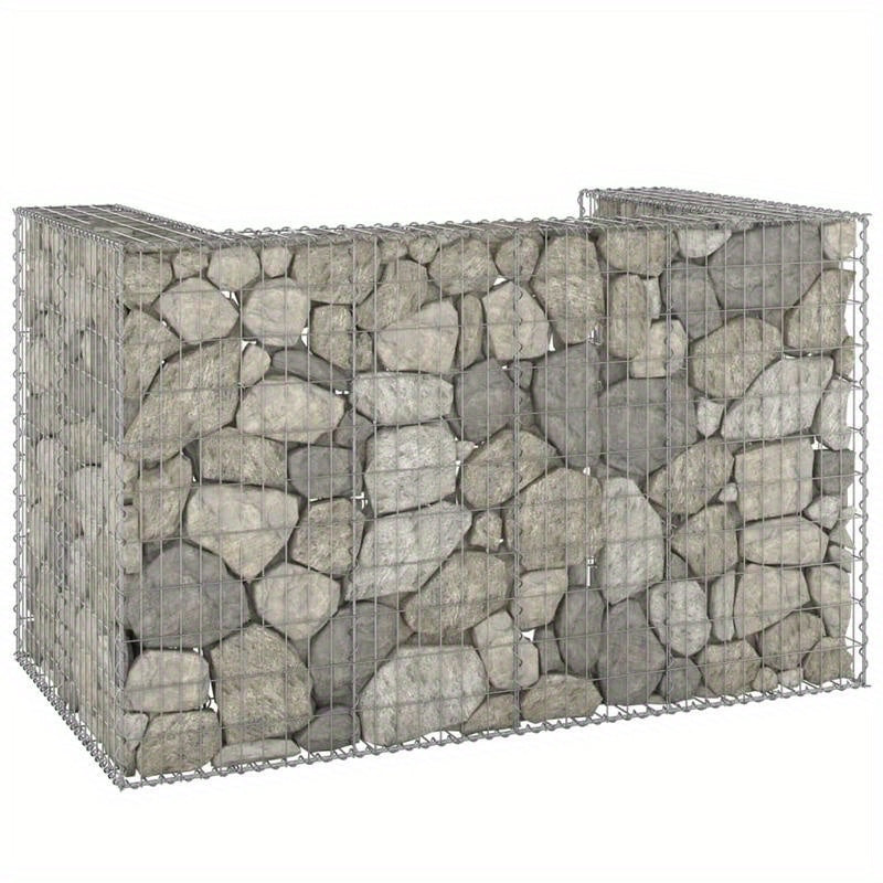 Afvalbak – Prullenbak – Afvalemmer – Vuilnisbak – Afvalcontainer – Gegalvaniseerd Staal – Groot Formaat 180x100x110 cm