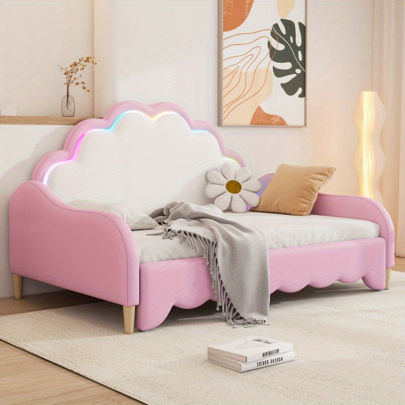 Hoogslaper – Stabiel Bedframe – Ruimtebesparend Bed – Met Bureau – Met Opbergruimte – 140x200 cm – Metaal Frame