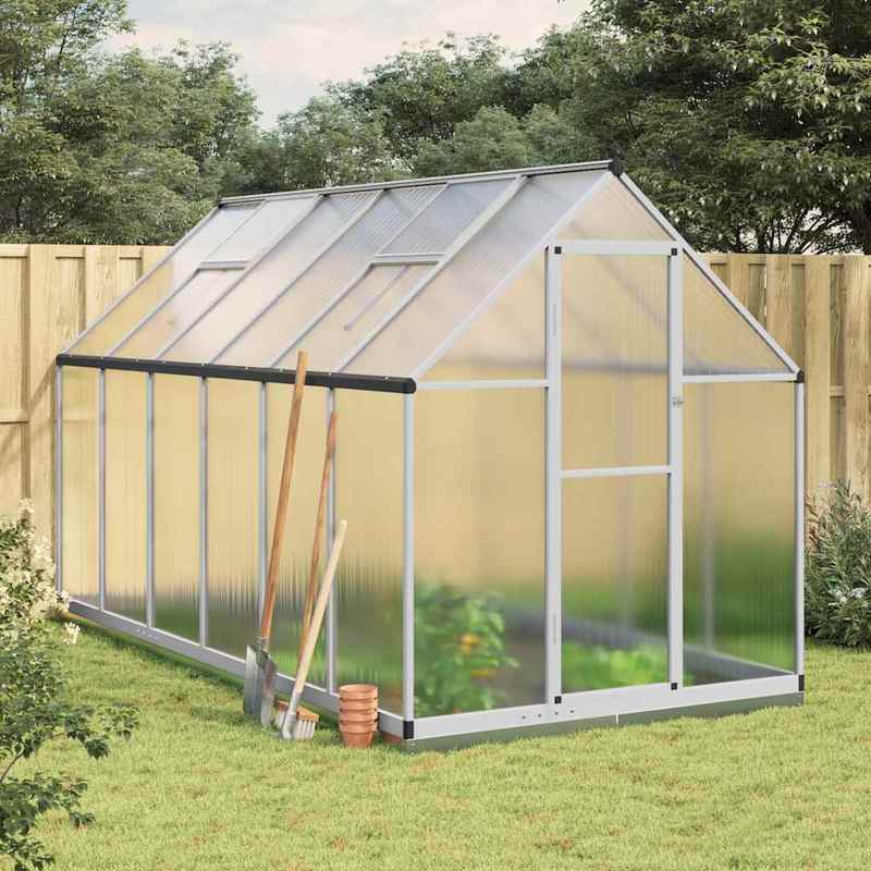 Kweektent – Kweekkas – Broeikas – Groeikas – Growtent – Aluminium Frame – Transparante Polycarbonaat Panelen – 334x169x202 cm – Weerbestendig & Ventilatie
