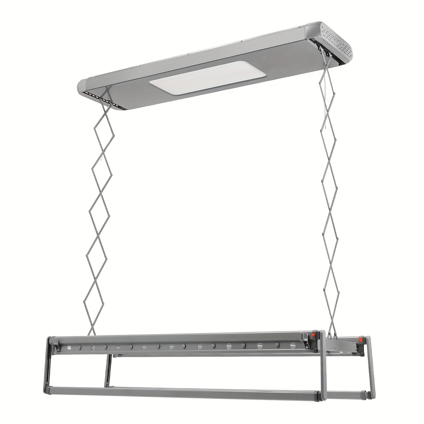 Droogrek Uitschuifbaar – Wasrek – Kledingrek – Balkonrek – Droogstandaard – 8 Stangen – Max 35 kg Draagvermogen – Stalen Constructie