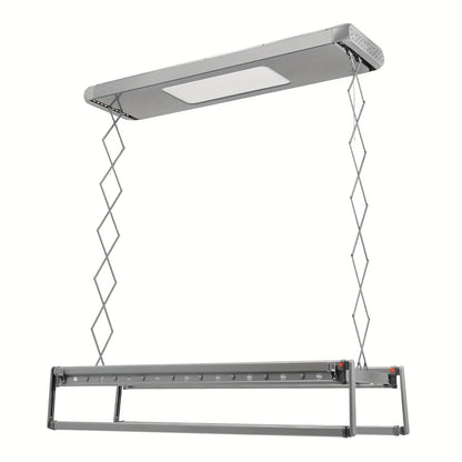 Droogrek Uitschuifbaar – Wasrek – Kledingrek – Balkonrek – Droogstandaard – 8 Stangen – Max 35 kg Draagvermogen – Stalen Constructie