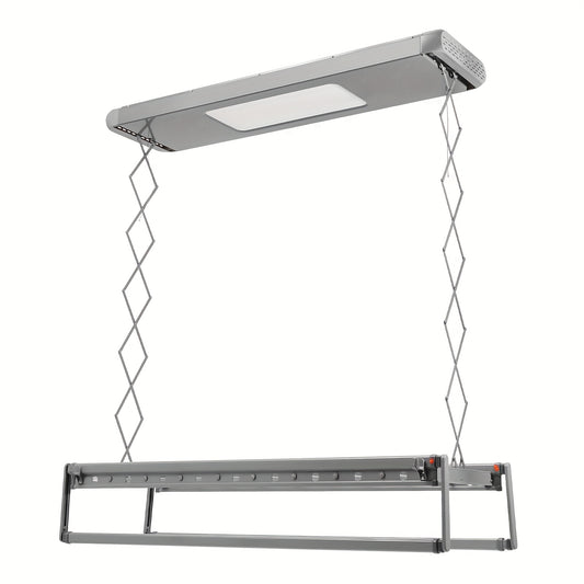 Droogrek Uitschuifbaar – Wasrek – Kledingrek – Balkonrek – Droogstandaard – 8 Stangen – Max 35 kg Draagvermogen – Stalen Constructie