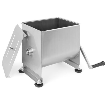 Handmixer Worstvulling – Worstmaker – Vleesmenger – Sausagemixer – Handmixer 18 Liter – Roestvrij Staal – Handmatig Aangedreven