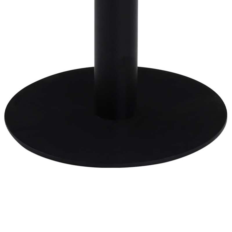 Bistrotic Dark Brown 40cm MDF Bistro Table - Modern Style, Durable & Practical, Easy to Clean with Damp Cloth, Perfect for Indoor/Outdoor Use, No Power Needed, Ideal for Dining or Decor, Dining Table | Modern Bistro Table | D