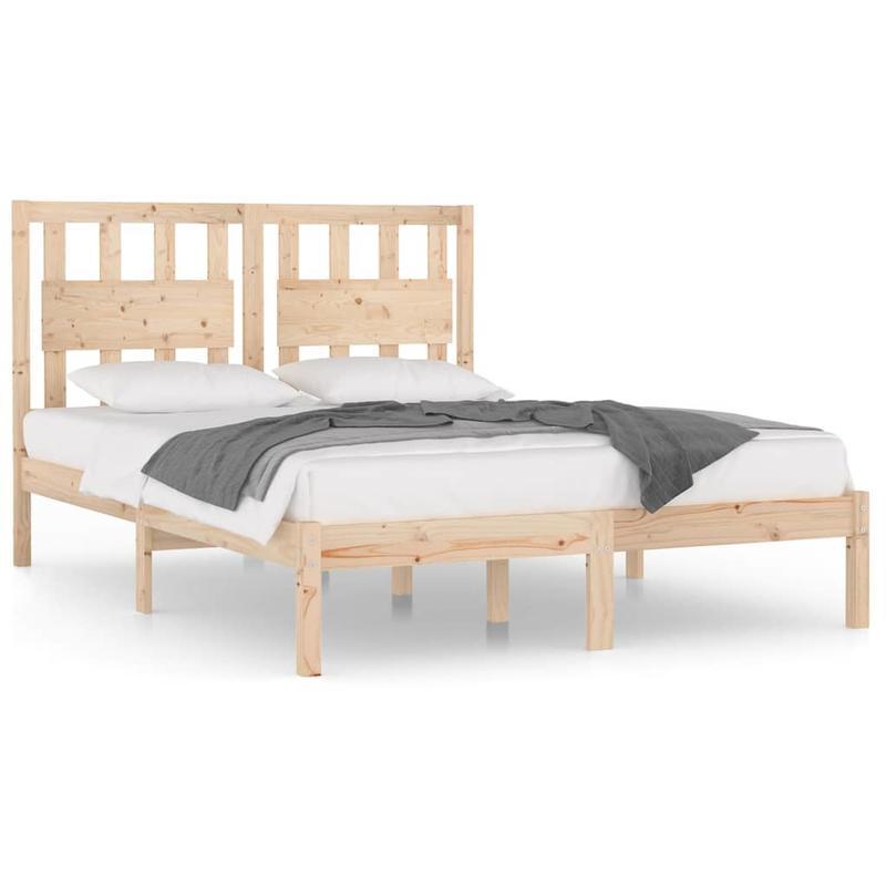 120X200 Cm Solid Wood Bed Jaw - Convenient And Removable