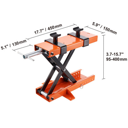 Motorjack Tilstand – Motorlift – Motorbok – Motorstandaard – Schaarlift – Draagkracht 500 kg – Verstelbare Hoogte 9,5-40 cm