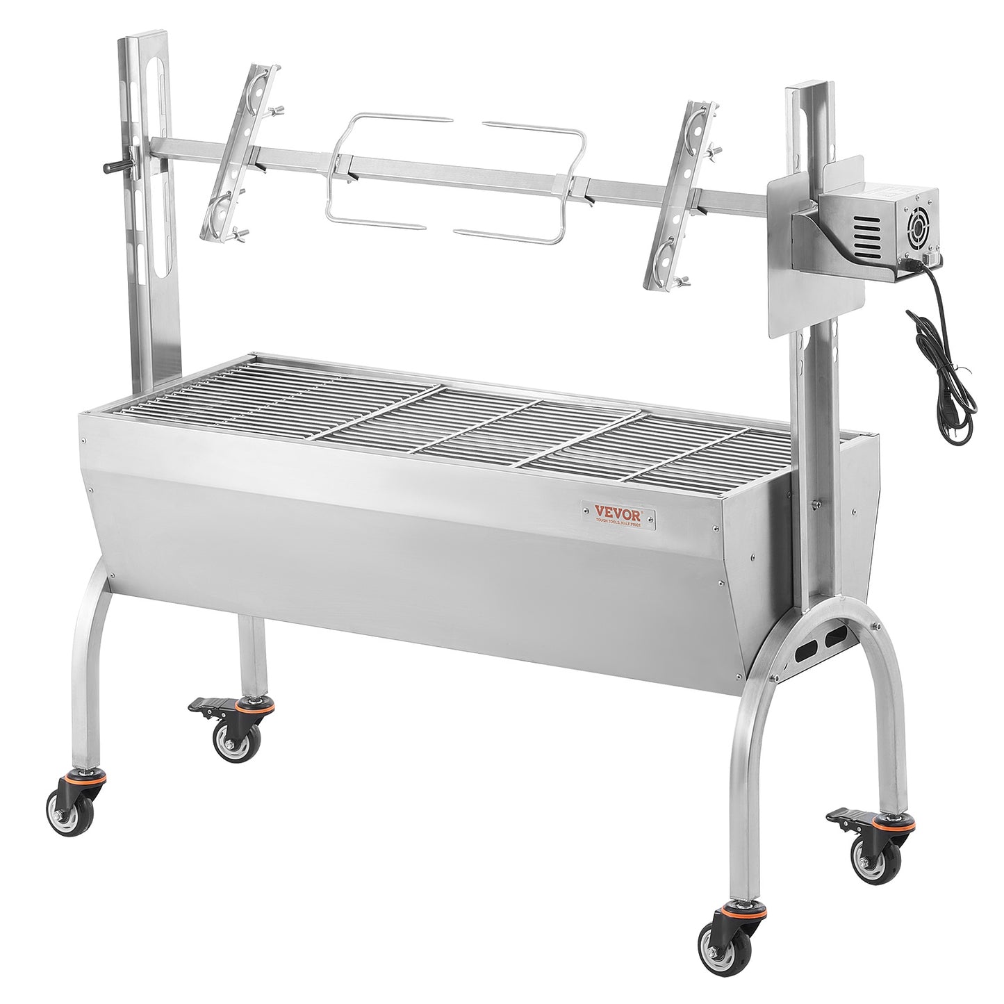 Draaispit – Rotisserie – Braadspit – BBQ Spit – BBQ Grill – RVS – 52W Motor – 90 kg Draagvermogen