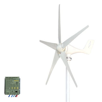 Windturbine – Windgenerator – Energieopwekker – Duurzame Energie – 1000W Vermogen – Inclusief Laadregelaar