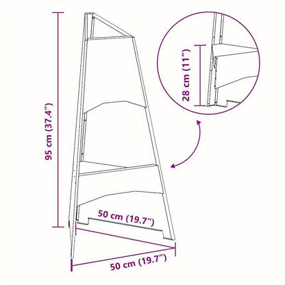 Buitenhaard – Vuurkorf – Terrashaard – Tuinhaard – Vuurpot – Zwart Staal – Piramidevorm – Geïntegreerde Ontsteker – Grote Stabiele Basis 50x45x95 cm