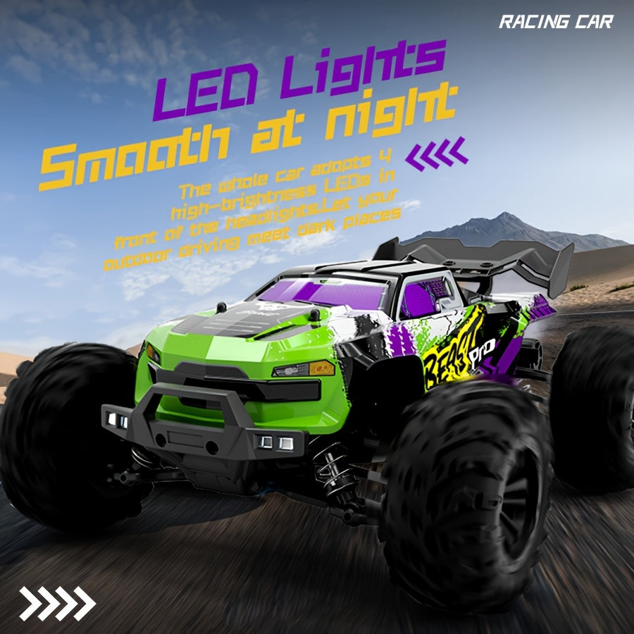 RC Auto – Bestuurbare Auto – Radiografische Auto – Stuntauto – Offroad RC Truck – 1:16 Schaal – Carbon Borstelmotor – 40 km/u Snelheid