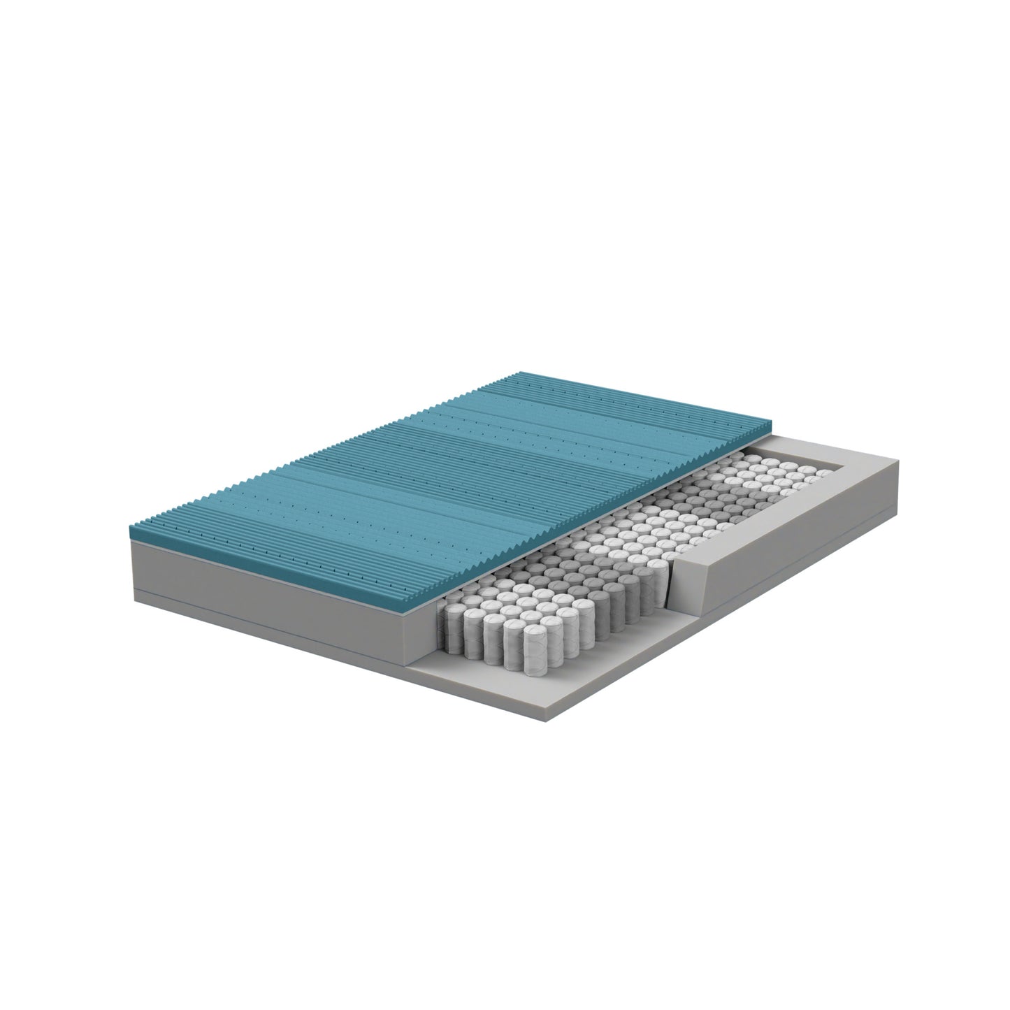 Matras – Slaapmatras – Pocketveringmatras – Koudschuimmatras – Tweepersoonsmatras – 140x200 cm – 800 Pocketveren & Memory Foam – 30 cm Hoog