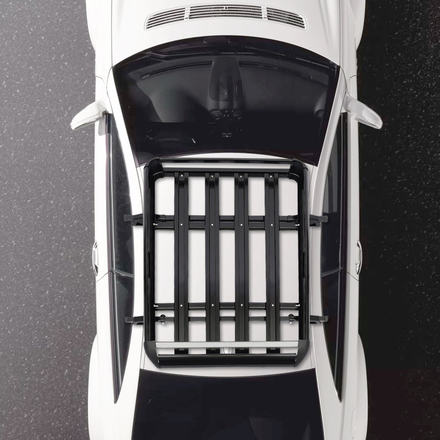 Dakkoffer – Dakdrager – Dakbox – Bagagedrager – Autodakkoffer – Dubbel-laags Aluminium Ontwerp – Stalen Rails & Lage Windgeluid