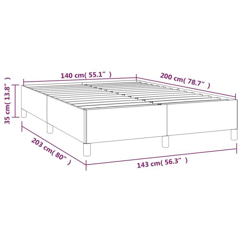 Modern Light Gray Bed Frame 140x200cm - Removable Fabric, Wooden Slats, No Power Needed, All-Season Comfort, Easy Assembly, Contemporary Design for Small Spaces, Bedroom Furniture, Minimalist Bedroom, Durable Bed Frame