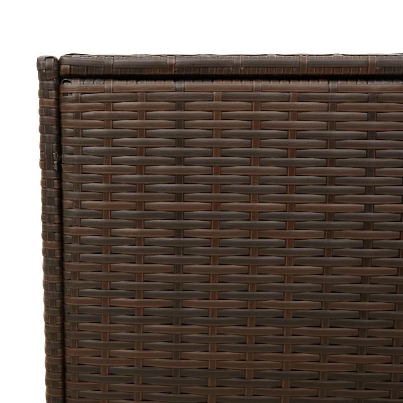 Opbergkist Tuin – Tuinkussenbox – Tuinbox – Opbergbox – Tuinmeubelbox – 283 Liter Inhoud – Weerbestendig PE Rattan Met 4 Wielen En Mobiel