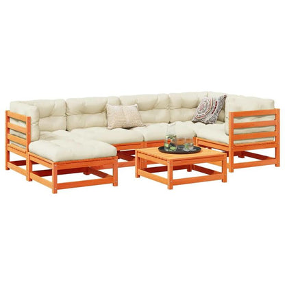 Loungeset Tuin – Loungesofa – Tuinmeubelset – Balkonset – Tuinbank – Bruin – Weerbestendig Rattan – Modulair Ontwerp