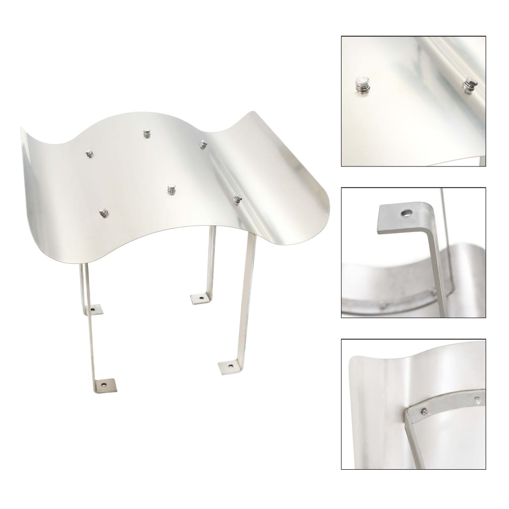 Schoorsteenkap – Regenkap – Dakkap – Rookkap – Kachelkap – Roestvrij Staal – Weerbestendig 70x100x38 cm