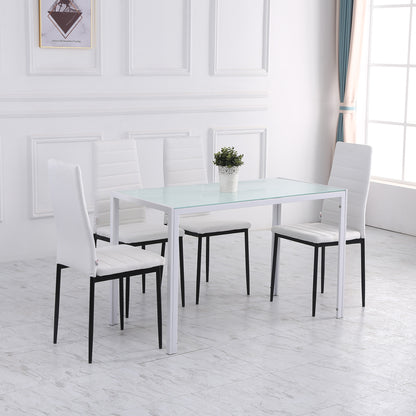 Eettafel – Tafel – Keukentafel – Eetkamertafel – Witte Tafel – Modern Design – Groot Formaat 120x60 cm