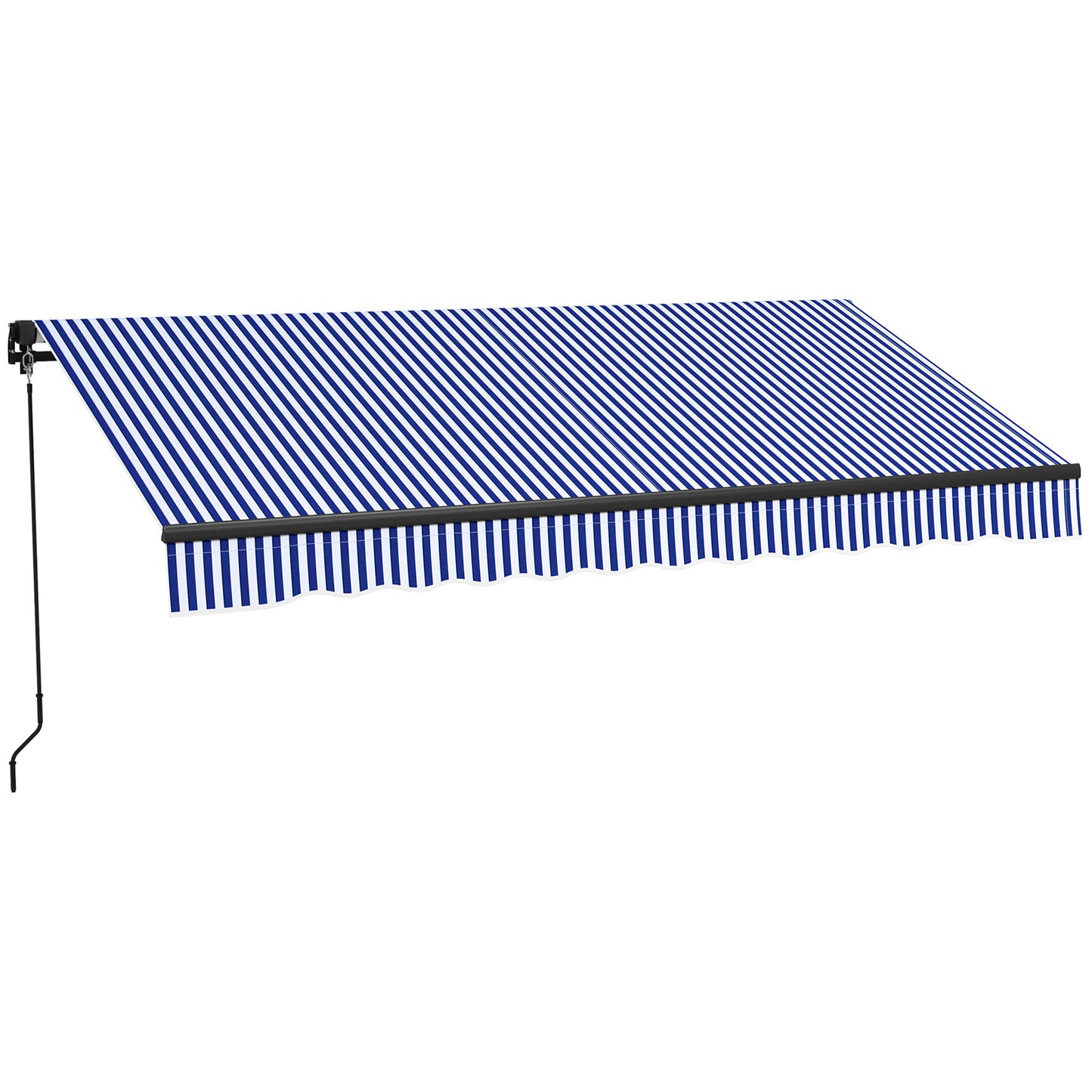 Verstelbare Balkonzonwering –  Luifel - Terraszonwering – Schaduwdoek – Zonnescherm – Aluminium Frame – UV30+ Bescherming - QUORE