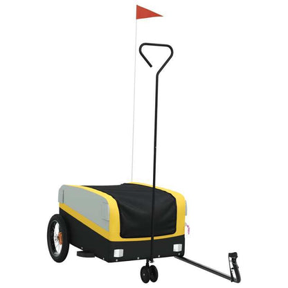 Fietskar – Fietsaanhanger – Bagagekar – Lastenkar – Aanhangwagen – 30 kg Draagvermogen – Stabiel IJzeren Frame