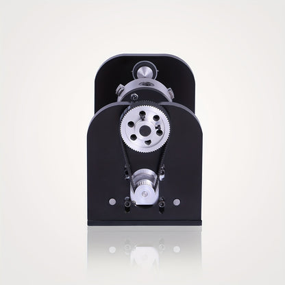 Rotary cutting machine and engraving machine accessories for A-axis, with 80mm three-jaw chuck and 230mm rail, CNC router/laser engraving machine rotary tool accessories, suitable for carving Golden wood
