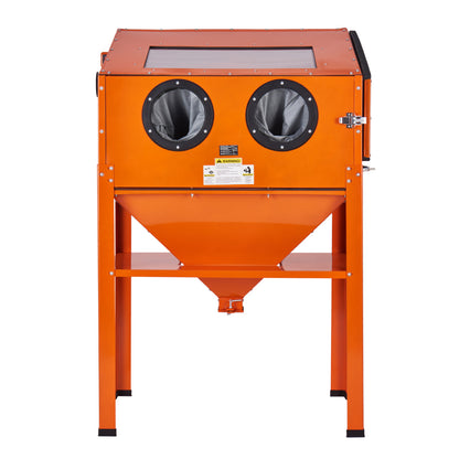 Zandstraalkast – Straalkast – Zandstraalinstallatie – Stralen Cabinet – 60 Gallon Capaciteit – Duurzaam Koudgewalst Staal – LED Verlichting & 4 Keramische Nozzles