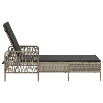 Inklapbaar Loungebed – Sunlounger – Ligstoel – Tuinstoel – Balkonstoel – Ergonomisch Design – Weerbestendig Rattan