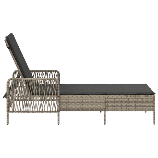 Inklapbaar Loungebed – Sunlounger – Ligstoel – Tuinstoel – Balkonstoel – Ergonomisch Design – Weerbestendig Rattan