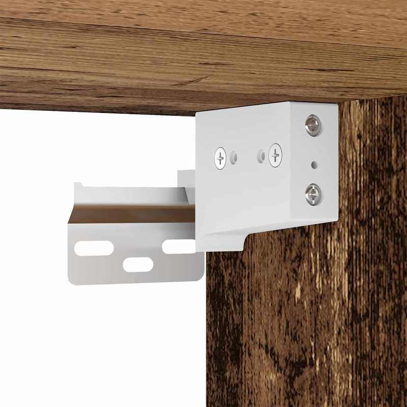 Tv-meubel – Tv-meubelset – TV-kast – Opbergmeubel – Woonkamermeubel – Oud Hout Bruin – 5-delig – Bewerkt Hardhout – Ruime Opbergruimte – Modern Minimalistisch Design