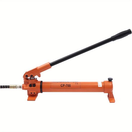 Hydraulische Handpomp – Handpomp – Overhevelpomp – Vloeistofpomp – Brandstofpomp – 200 cm Rubber Slang – Automatische Drukschakeling