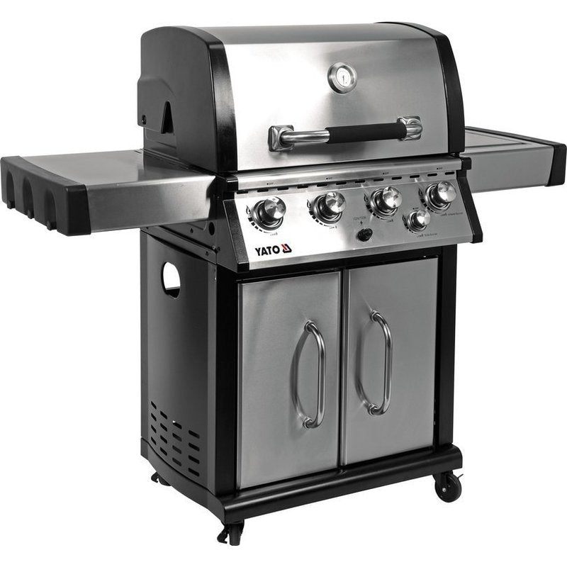 Gasbarbecue – Gas Grill – Buitenkeuken – BBQ – Tafelbarbecue – Roestvrij Staal – 17,5 kW Vermogen
