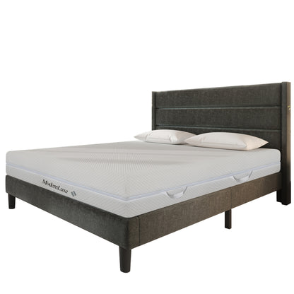140x200cm 7-Zone Comfort Mattress with Ergonomic Support, 20cm Height, H3/H2 Spinal Alignment, Motion Isolation & Edge Support - Twin/Full/Queen/King Size Bed, Zipper & Handle System, No Power Required, Durable Non- Fabric, I