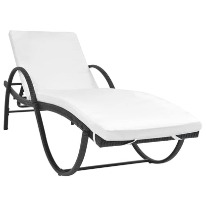Lounge Set – Tuinligstoel – Buitenmeubel – Lounge Stoel – PE-Rattan – Gepoedercoat Staal – Afneembare Kussens