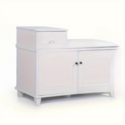 Organizedlife Small Shoe Bench With Storage, Shoe Cabinet With Seat, Door Shoe Cabinet, Solid Wood Shoe With Storage For Entrance, Entryway Or Hallway, Multi-functional Shoe Cabinet Stool, Large Space Shoe Cabinet