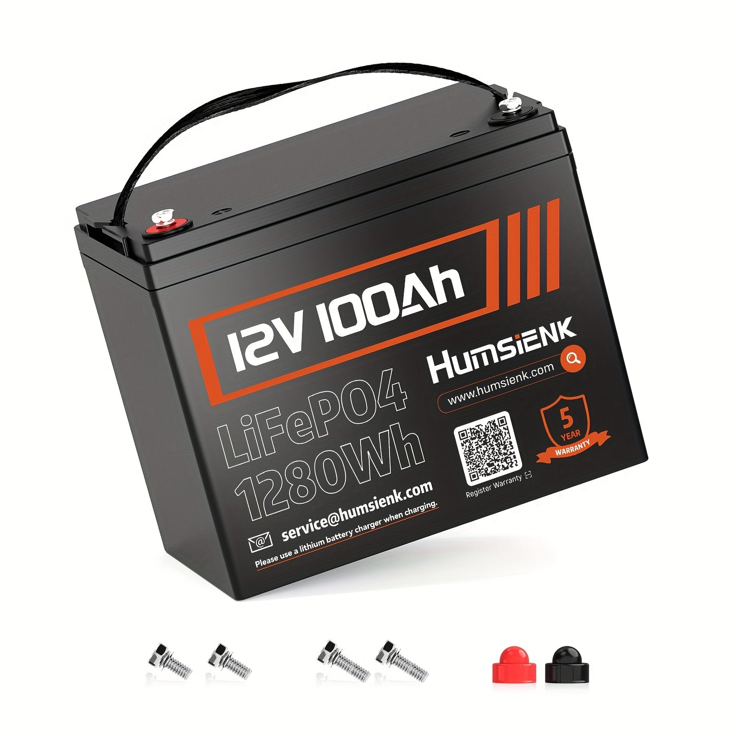 12V LiFePO4 Batterij – Lithium Accu – Camper Accu – Boot Accu – Zonne-energie Accu – 100Ah – BMS Bescherming – 6000+ Diepcycli Levensduur