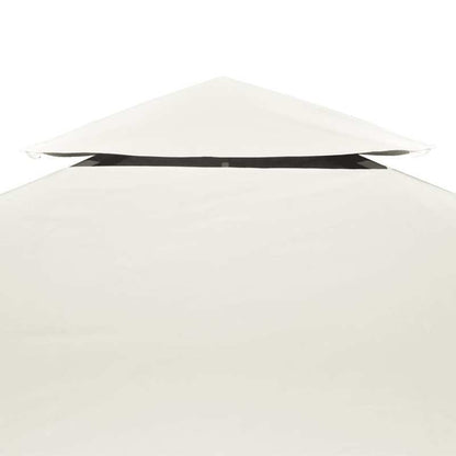 Partytenthoes – Tentluifel – Gazebohoes – Tenthulpstuk – Overkapping – Hoogwaardige PVC 310g/m² – Melkwit 3x4 Meter