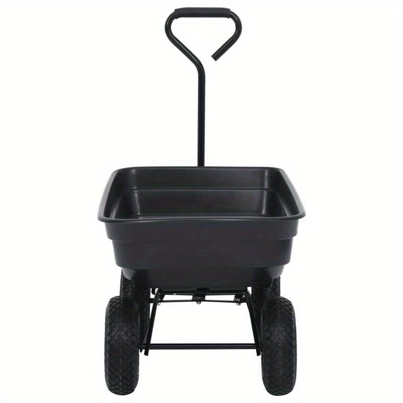 Kruiwagen – Tuinkar – Bouwkar – Zwaar Transport – Tuinwagen – Metalen Frame – 300 kg Draagvermogen – 4 All-Terrain Wielen – Ergonomisch Handvat – Robuust & Onderhoudsvrij