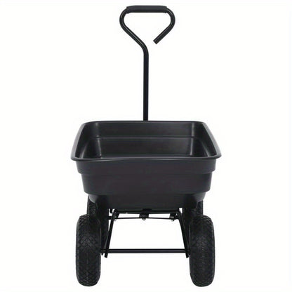 Kruiwagen – Tuinkar – Bouwkar – Zwaar Transport – Tuinwagen – Metalen Frame – 300 kg Draagvermogen – 4 All-Terrain Wielen – Ergonomisch Handvat – Robuust & Onderhoudsvrij