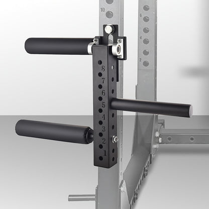Leg Extension Attachment – Verstelbare Leg Curl – Squat Rack Accessoire – Been Trainmachine – Fitness Leg Equipment – Draagvermogen 120kg – Hoogwaardig Staal & Comfortabel Schuim