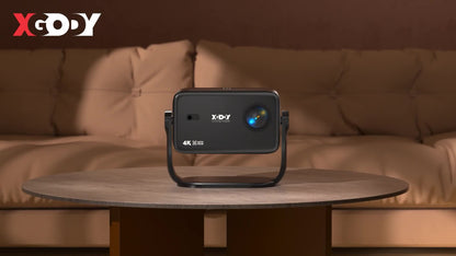 Projector – Beamer – Home Cinema – Video Projector – Multimedia Projector – Full HD 1080p – Android 11 Met WiFi6 & 500 ANSI Lumen – Draaibare Zwarte Stand