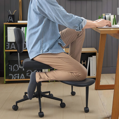Bureaustoel – Ergonomische Stoel – Office Chair – Gamingstoel – Draaistoel – Met 360° Draaibaarheid – Verstelbare Hoogte – Robuust Metalen Frame – Comfortabel Zitontwerp – Zwart/Geel