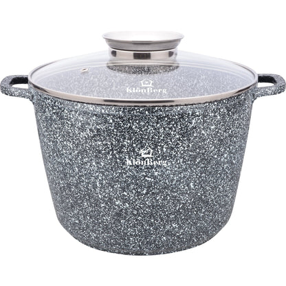 17-delige Kookset – Pannenset – Kookgerei – Keukenset – Inductiepan – Aluminium – Keramische Antiaanbaklaag – Ovenbestendig Tot 230°C