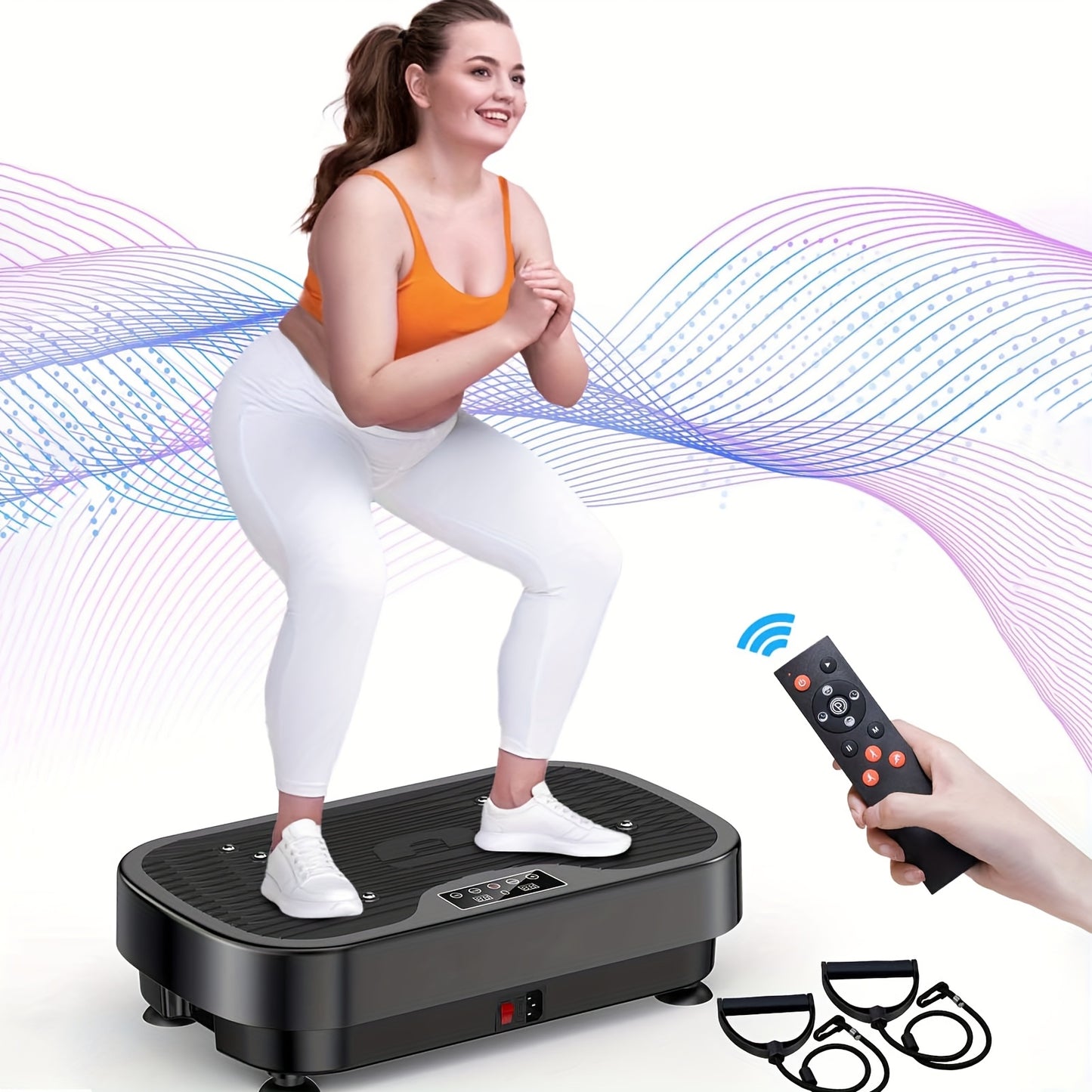 Trilplaat – Vibratieplaat – Powerplate – Vibratietrainer – Fitnessapparaat – 3 Intensiteitsstanden – Maximaal 150 kg Draagvermogen