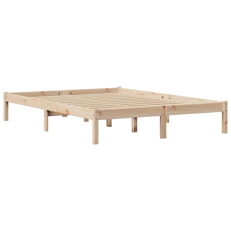solid wood bed without mattress 120x200cm pine wood Practical Removable