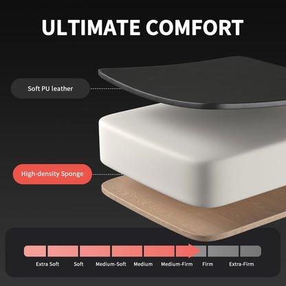 Gaming Bureaustoel – Ergonomische Stoel – Bureaustoel – Kantoorstoel – Gamestoel – Verstelbare Rugleuning – Ingebouwde Lendensteun – Met Voetensteun – 360° Draaibaar – Kunstleren Bekleding – Memory Foam Zitting – Rood