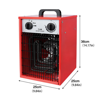 Terrasverwarmer – Tuinverwarming – Terras Heater – Elektrische Kachel – Buitenshuis Verwarming – 5000W Vermogen – Draagbaar Vrijstaand Ontwerp