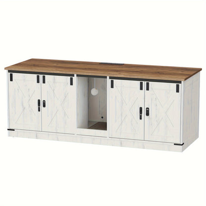 Kattenbakhuis – Kattenbakmeubel – Kattenbakkast – Kattenhuis – Kattenbench – Privacy En Geurvermindering – Gelamineerd Hout 140x50x53 cm