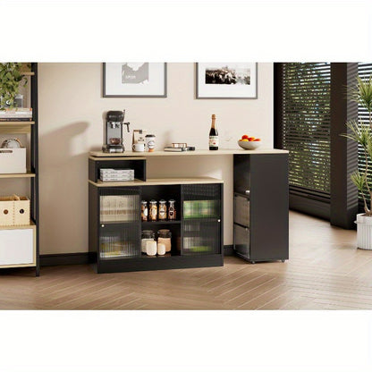 Verstelbare Bar Tafel – Bistro Tafel – Statafel – Werktafel – Hoge Tafel – 360° Draaibaar Tafelblad – Stevige Metalen Constructie