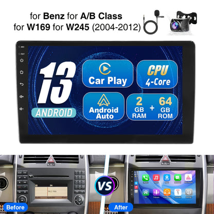 2 DIN Car Stereo – Autoradio – Multimedia Speler – Inbouw Radio – Autoinfotainment – Met 9 Inch IPS Touchscreen – Inclusief AHD Camera & Microfoon